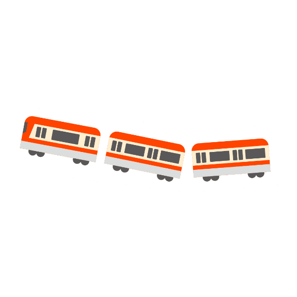 電車アニメーション