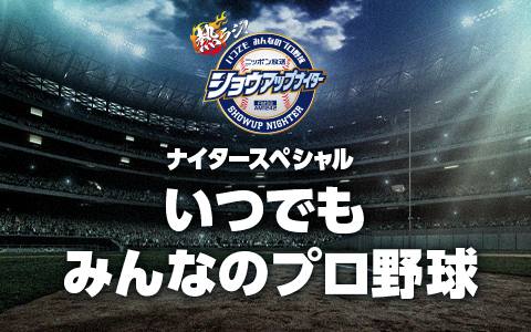 ナイタースペシャル　いつでもみんなのプロ野球