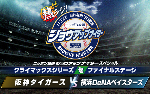 ショウアップナイタースペシャル　クライマックスシリーズ セ　ファイナルステージ第1戦　阪神×DeNA Part2